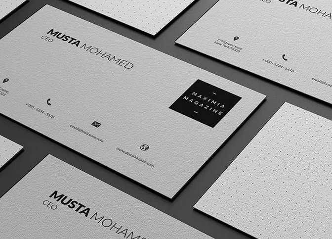 小小名片的设计要求